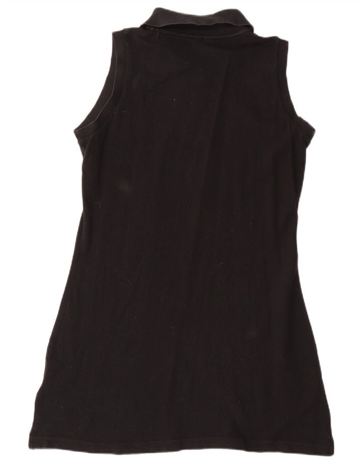 CHAMPION Vestido polo feminino sem mangas UK 16 grande preto