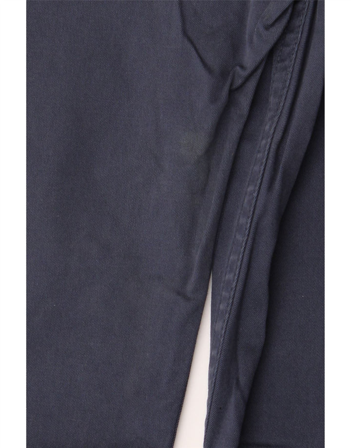 LEVI'S Mens Straight Casual Trousers W31 L34 Navy Blue Cotton Vintage Levi's and Second-Hand Levi's from Messina Hembry 