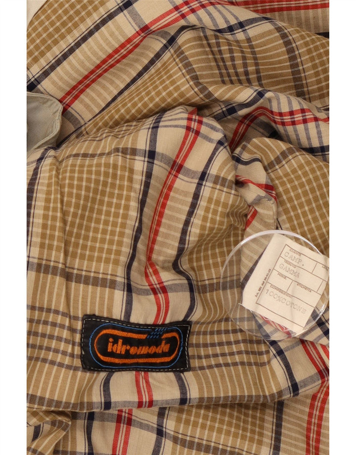 Trench Coat feminino vintage IT 44 algodão bege médio