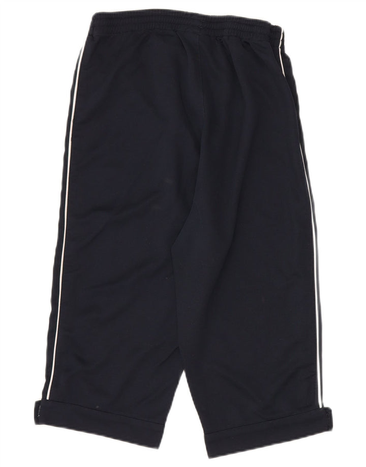 Calça de treino capri feminina UMBRO Reino Unido 16 grande azul marinho poliéster