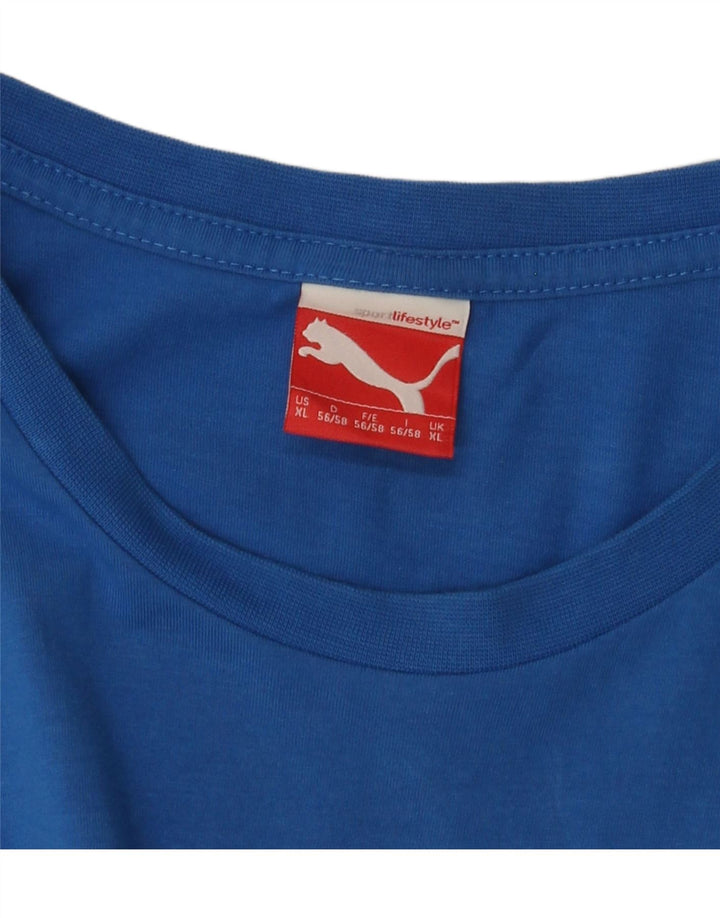 Camiseta gráfica masculina PUMA XL azul