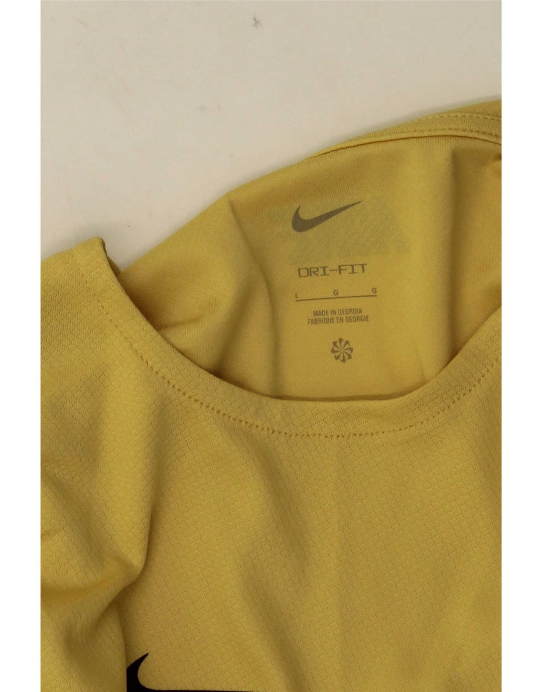 Camiseta Nike Masculina Dri Fit Top Grande Amarelo
