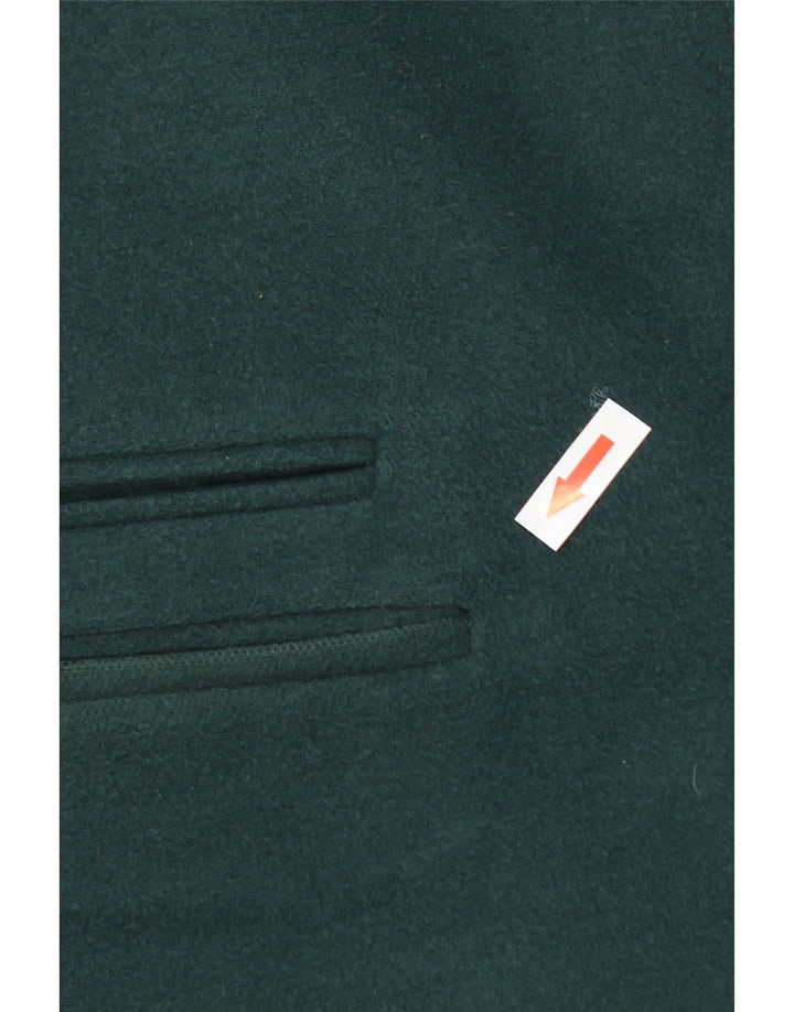 Sobretudo feminino Topshop UK 8 poliéster verde pequeno
