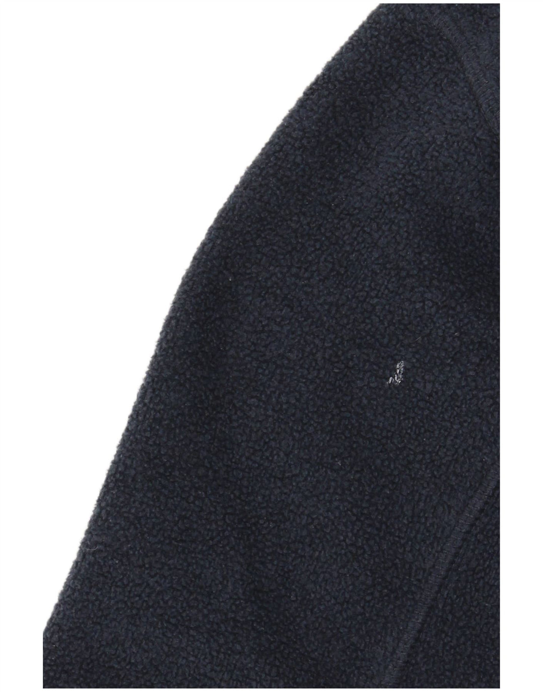 Jumper de lã com zíper e pescoço para meninos Fat Face 10-11 anos de poliéster azul marinho