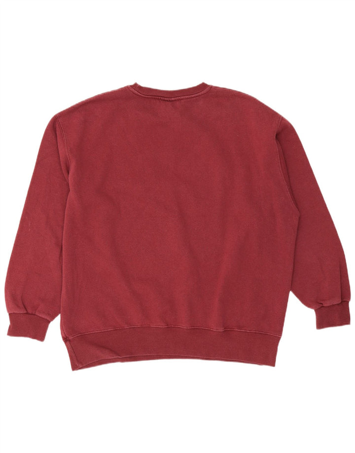 Pull & Bear moletom feminino grande com estampa gráfica Reino Unido 16 grande marrom