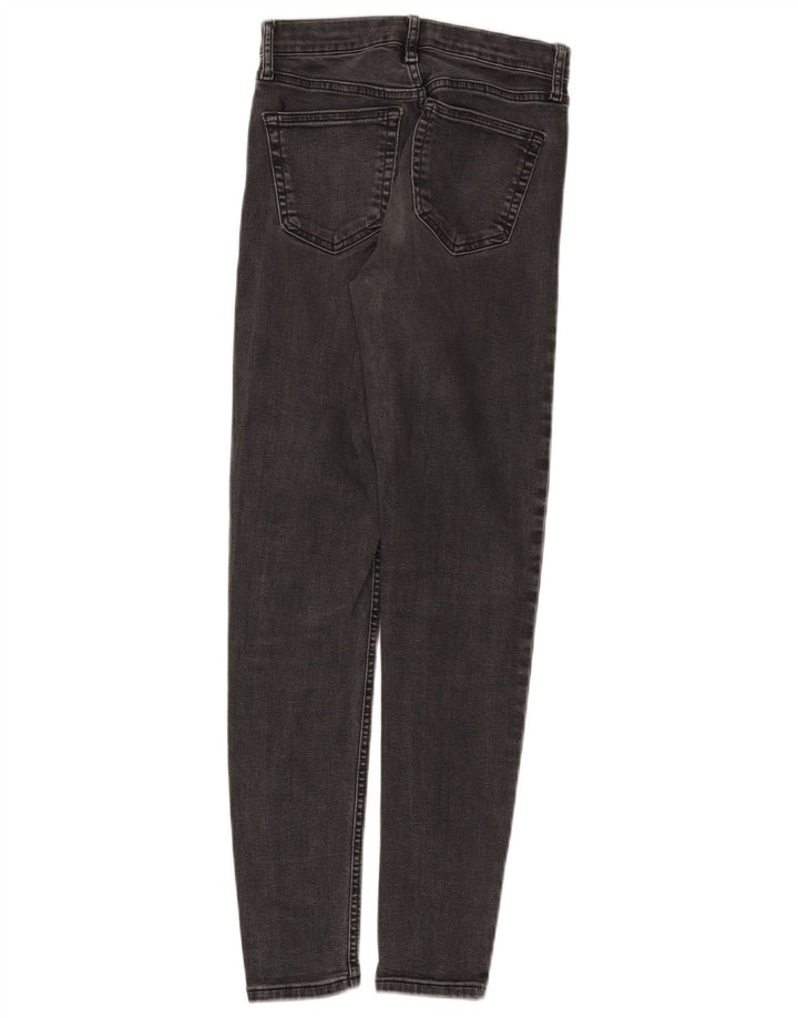Topshop feminino Jamie Skinny Jeans W25 L28 cinza poliéster