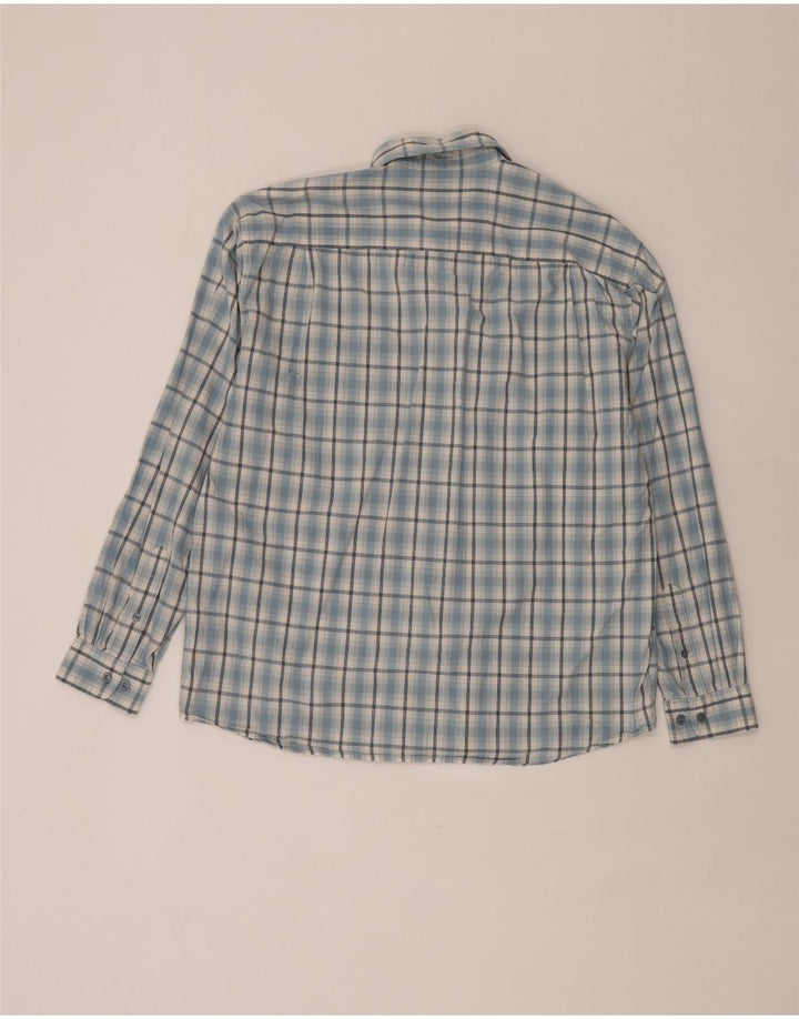 Camisa masculina Wrangler XL xadrez azul