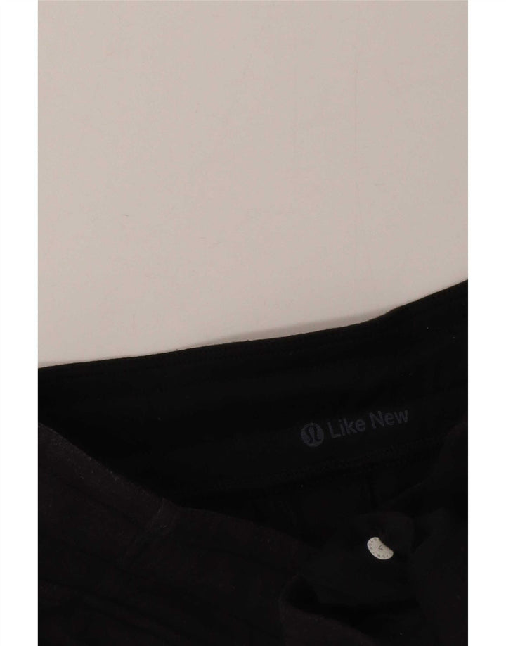 Shorts esportivos femininos Lululemon US 4 pequenos pretos
