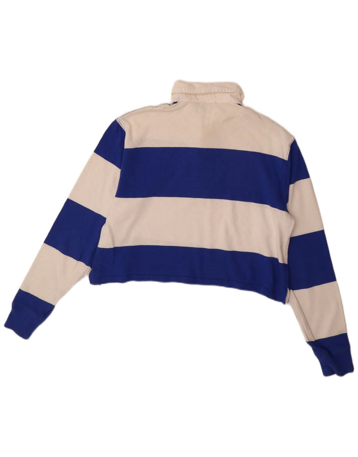 Polo Ralph Lauren moletom feminino oversized jumper UK 14 médio branco