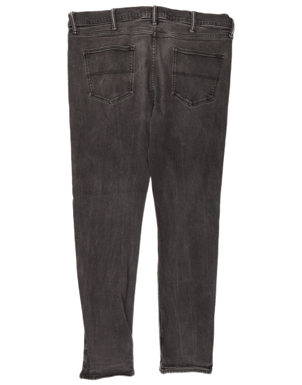 Marks & Spencer Mens Slim Jeans W38 L33 Grey Cotton