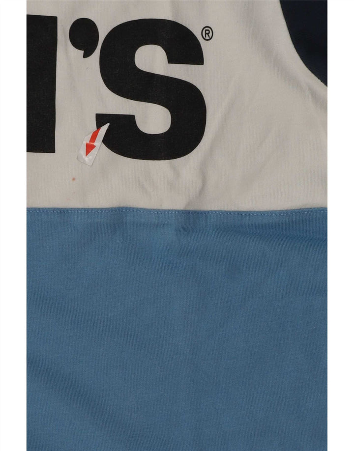 Camiseta gráfica masculina Levi's Top pequeno bloco colorido multicolorido