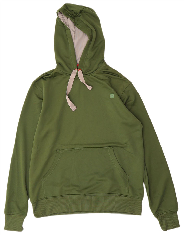 MOUNTAIN WAREHOUSE moletom com capuz masculino poliéster verde médio