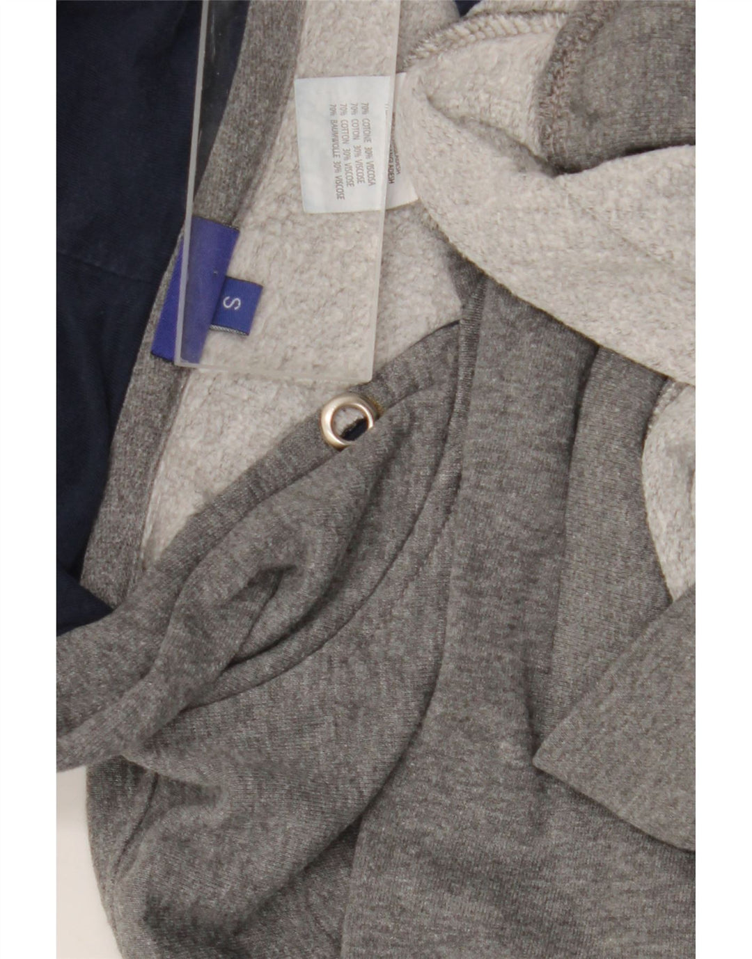Asics Mens Graphic Hoodie Jumper Pequeno Algodão Cinza