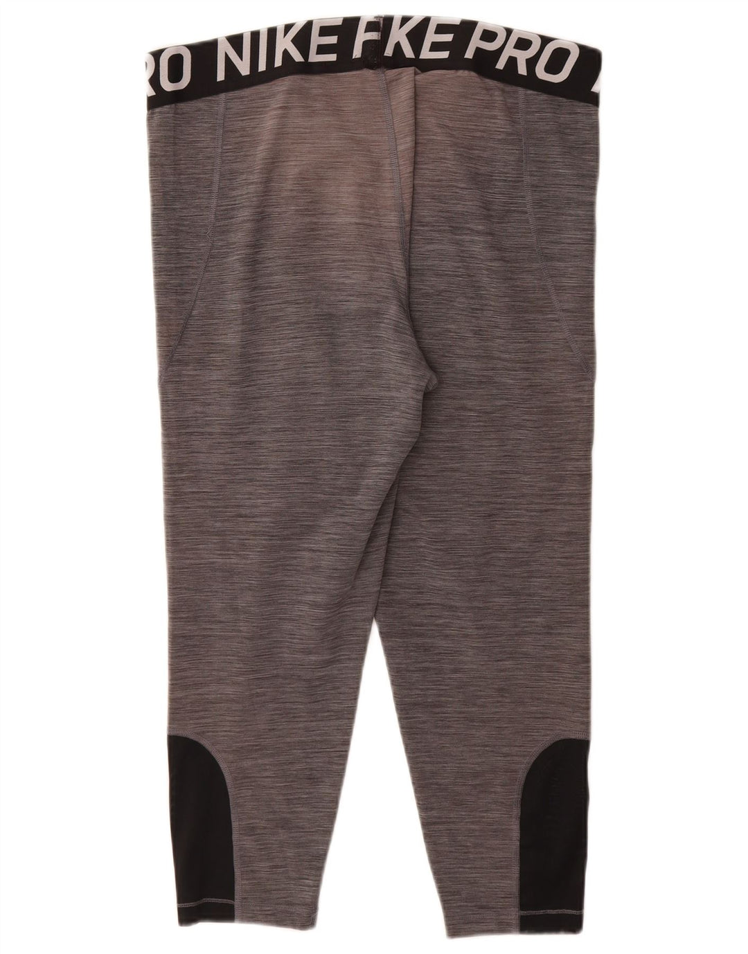 Leggings capri femininas NIKE Dri Fit Graphic UK 20 2XL cinza colorblock