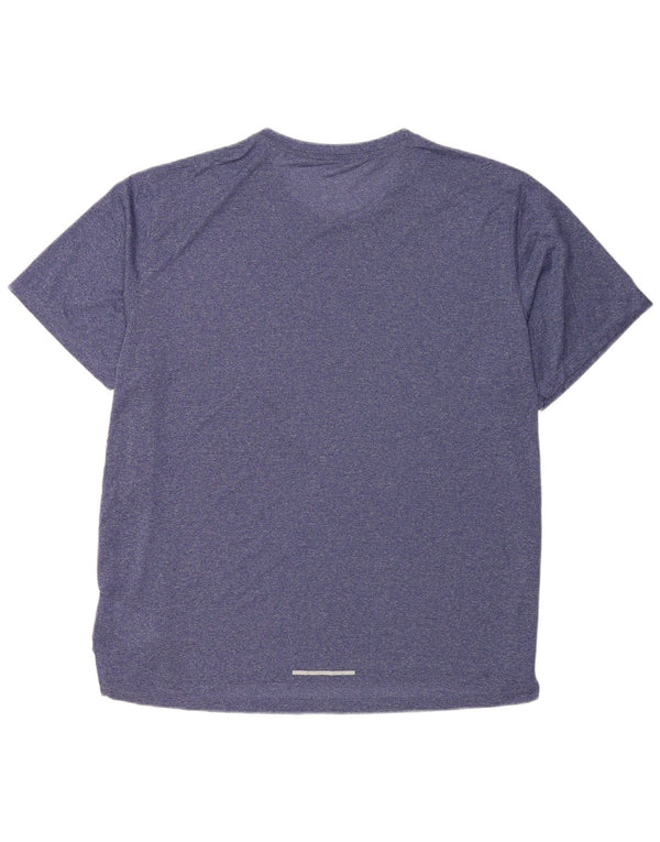 Camiseta masculina Nike Dri Fit Top 2XL poliéster azul marinho