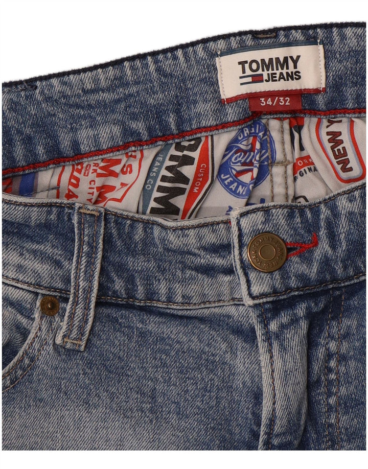 TOMMY HILFIGER Masculino Slim Jeans W34 L32 Azul