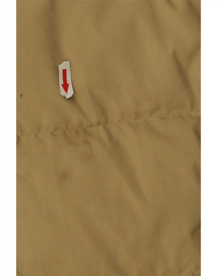 Jaqueta acolchoada masculina Fila UK 42 XL poliéster bege