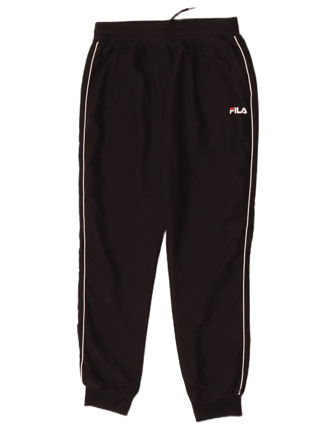 Calça de treino masculina Fila joggers poliéster preto médio