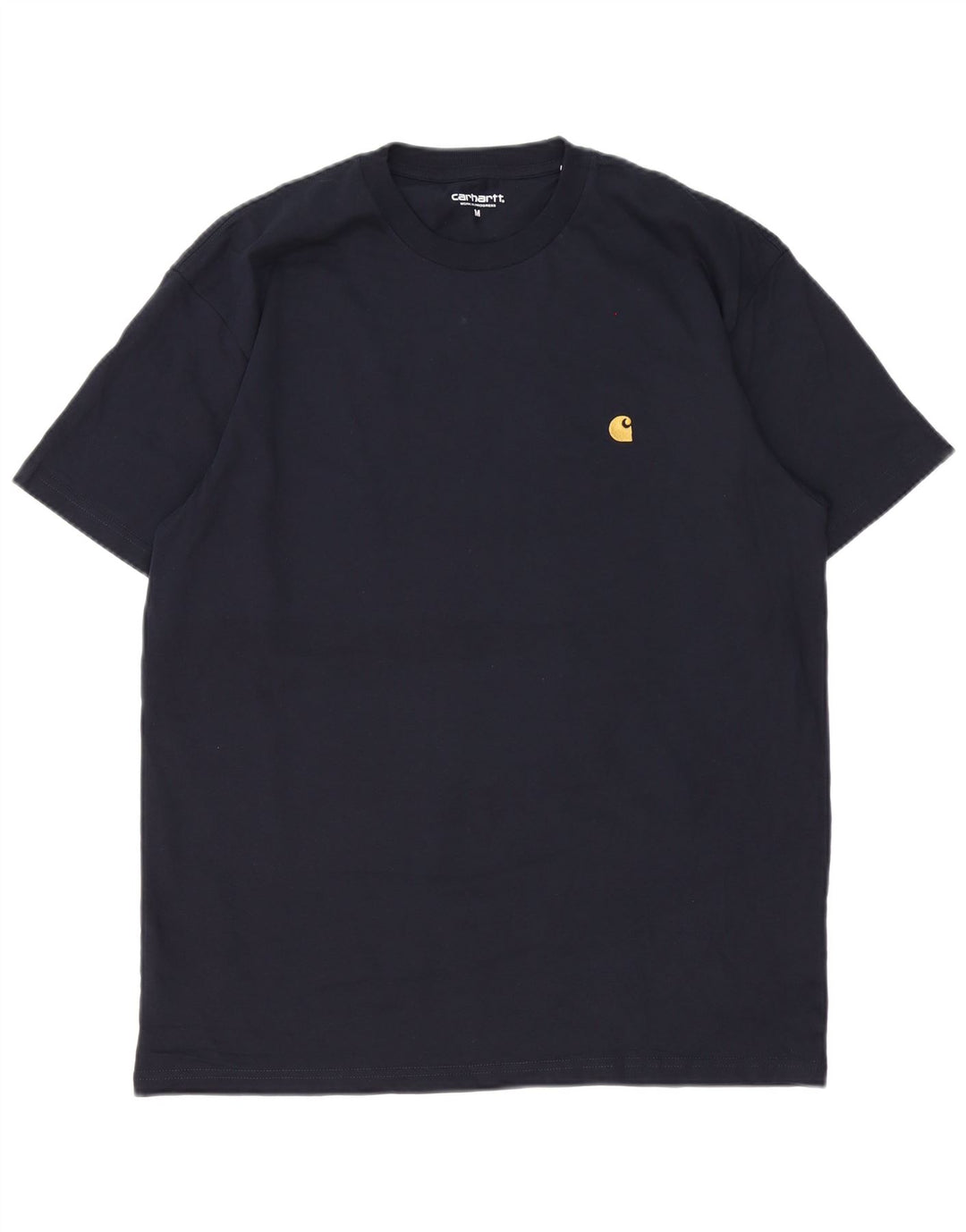 Camiseta masculina Carhartt Top médio algodão azul marinho