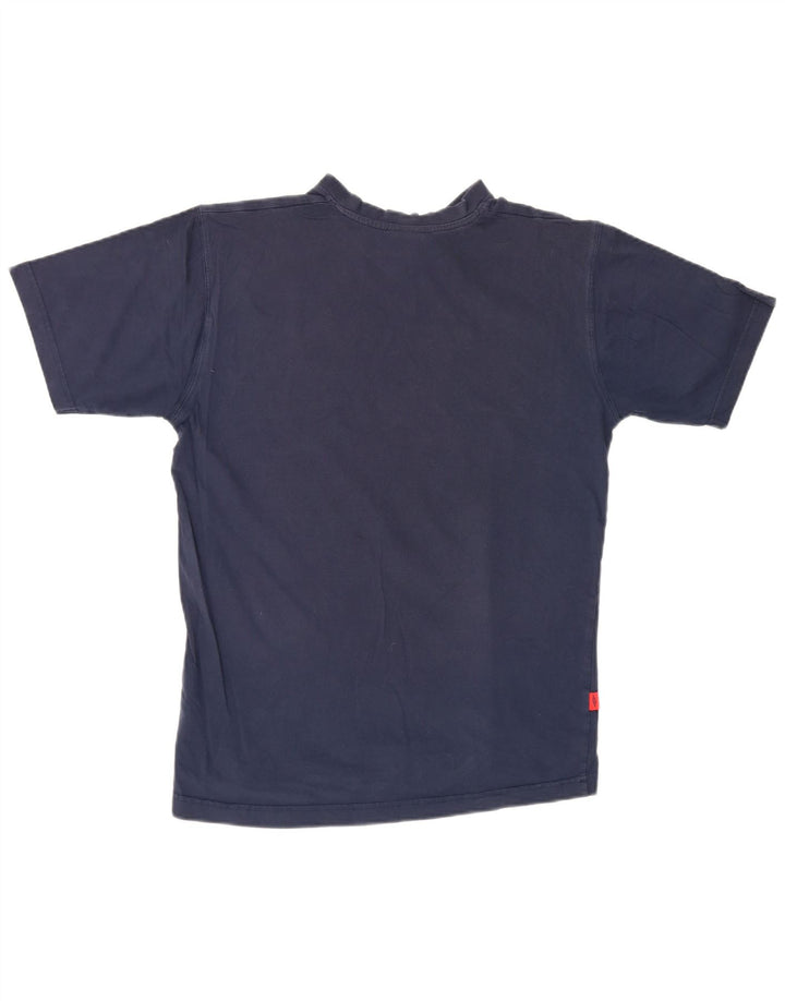 Camiseta masculina Umbro Top Médio Algodão Azul Marinho