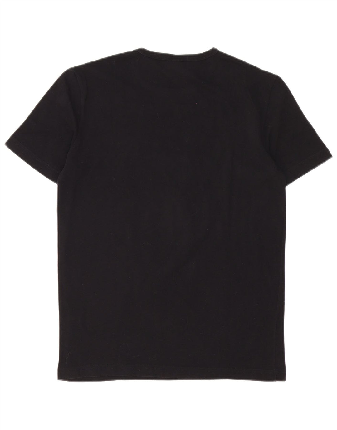 Camiseta gráfica masculina Bikkembergs top pequeno algodão preto