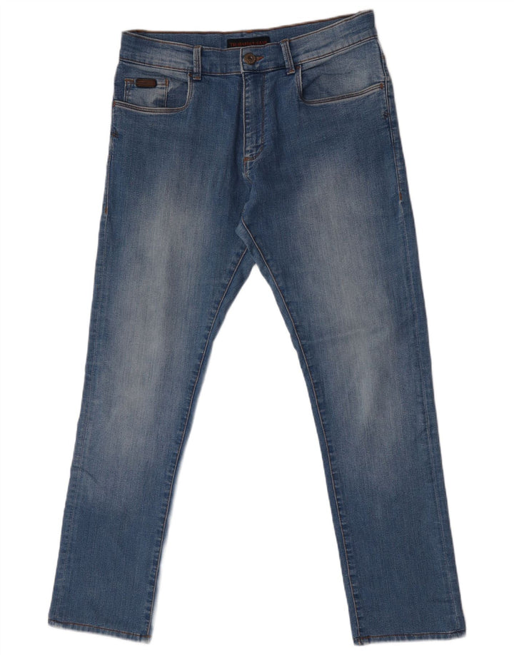 Jeans retos masculinos Trussardi W33 L31 azul