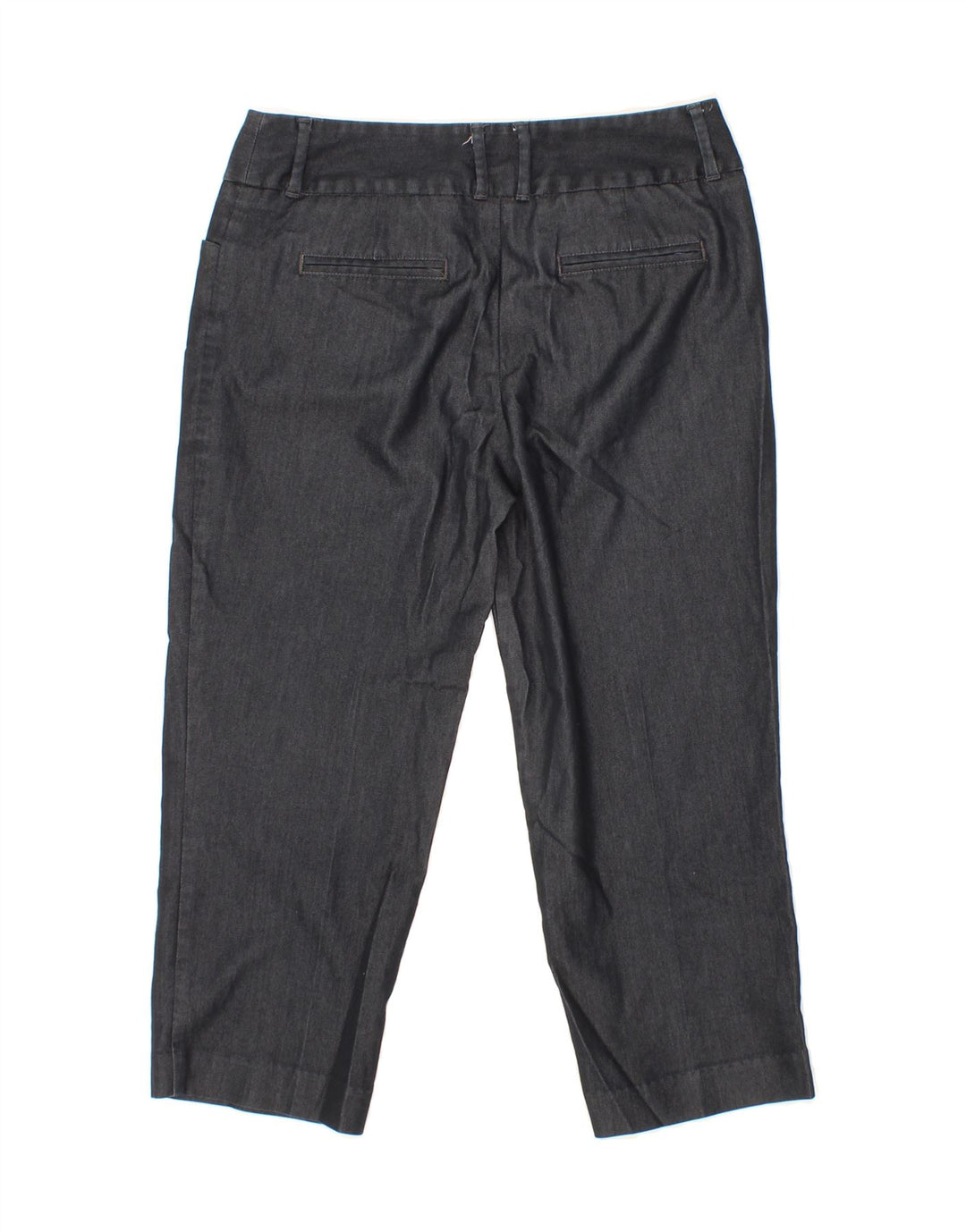 MOSSIMO Womens Straight Capri Trousers US 2 XS W28 L21 Grey Cotton Vintage Mossimo and Second-Hand Mossimo from Messina Hembry 