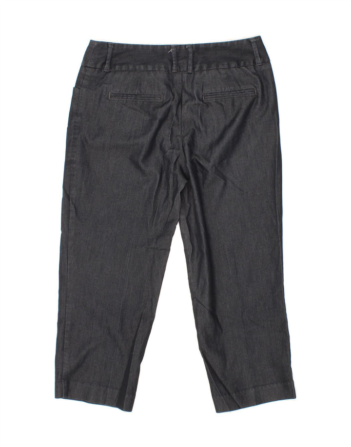 MOSSIMO Womens Straight Capri Trousers US 2 XS W28 L21 Grey Cotton Vintage Mossimo and Second-Hand Mossimo from Messina Hembry 