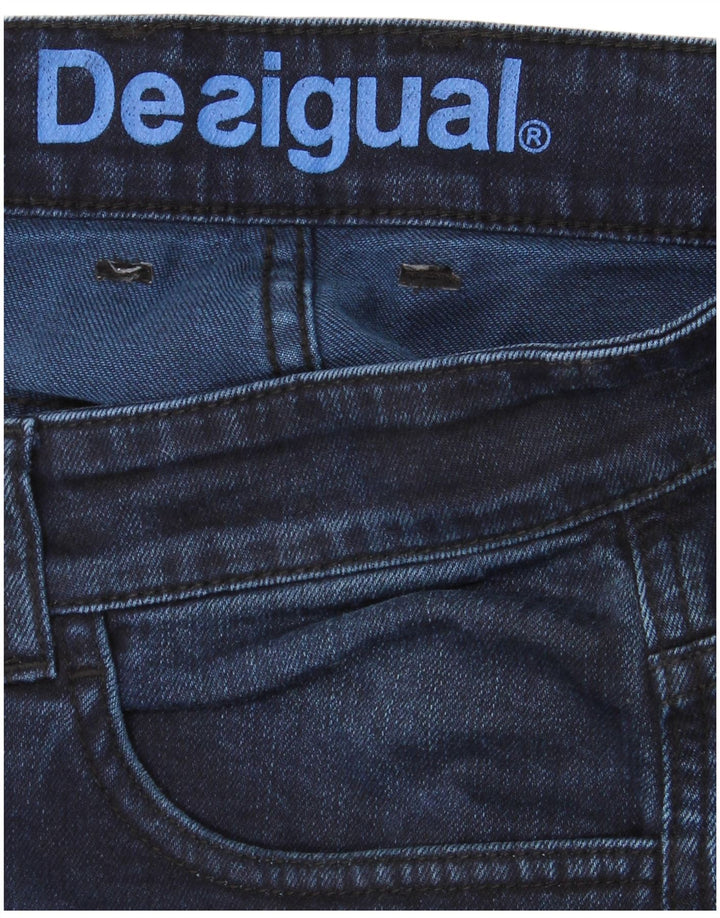 DESIGUAL Jeans Slim Masculino W34 L34 Azul Marinho