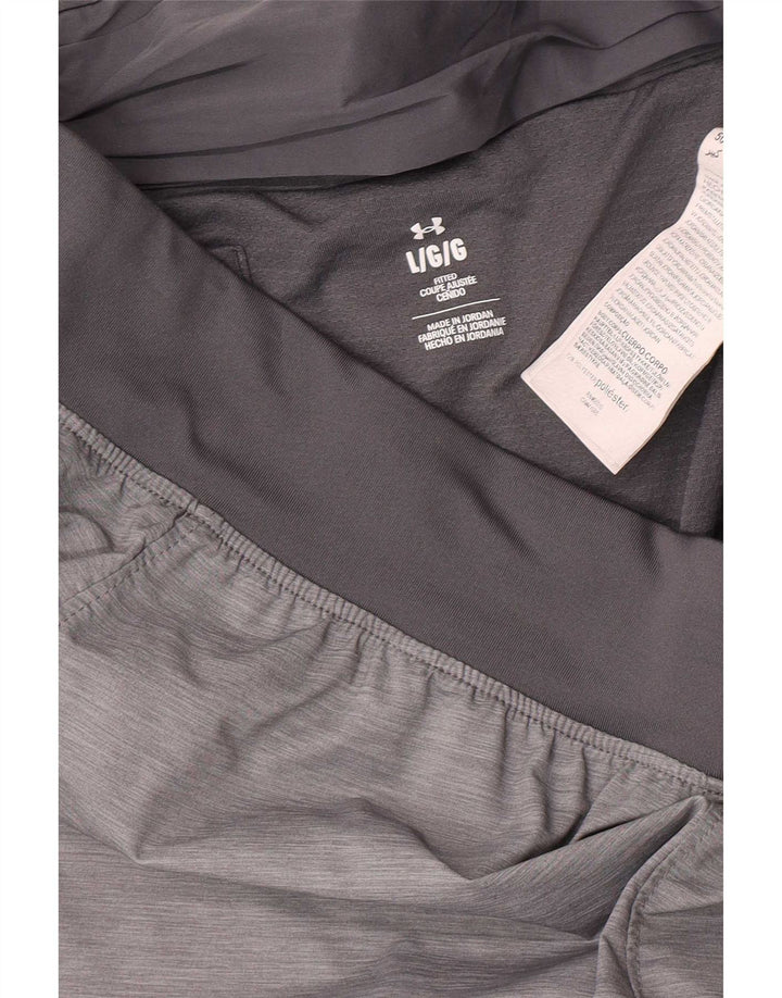 Under Armour Mens Sport Shorts Grande Cinza Colourblock Poliéster