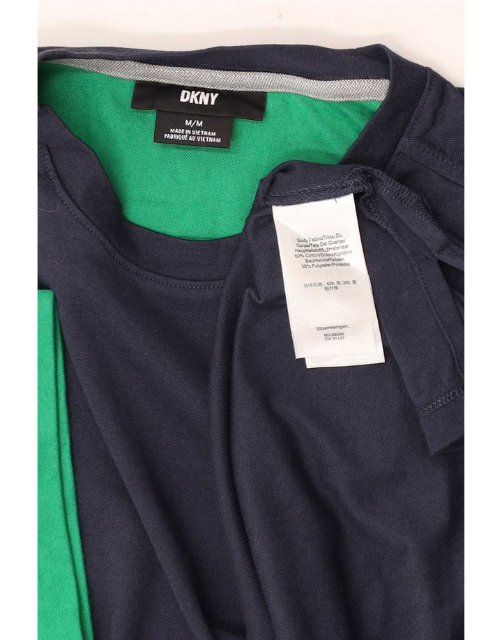 Camiseta masculina Dkny Top médio algodão azul marinho