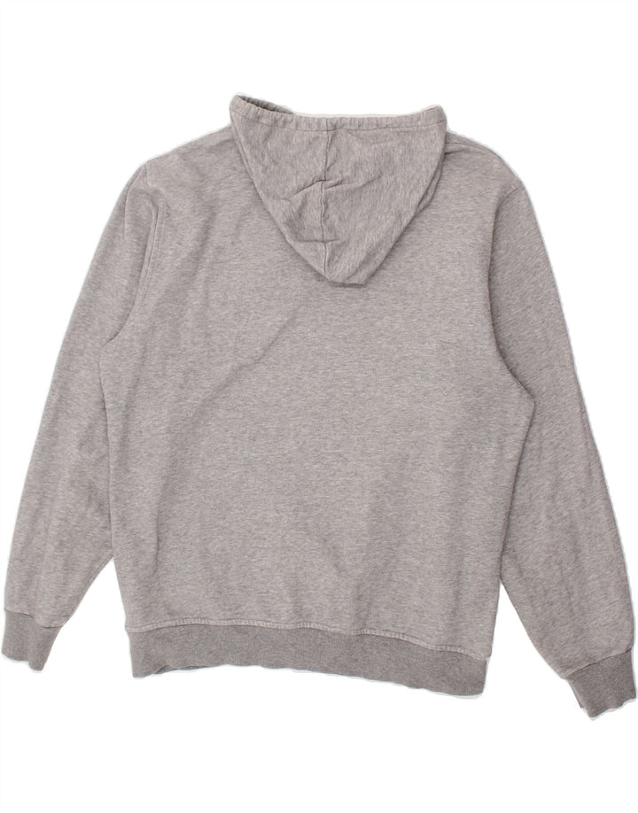 PUMA Mens Graphic Hoodie Jumper Large Grey Cotton Vintage Puma and Second-Hand Puma from Messina Hembry 