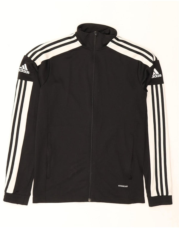 Adidas Mens Aeroready Tracksuit Top Jacket Pequeno Poliéster Preto