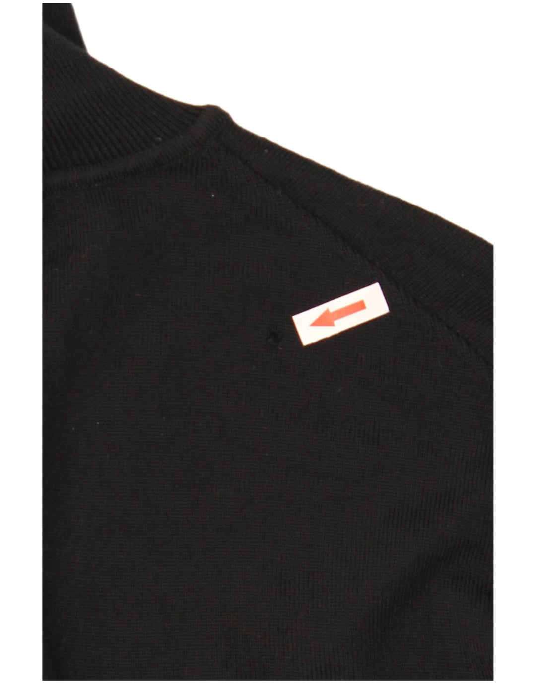 Suéter masculino Hugo Boss com gola redonda 2XL lã preta