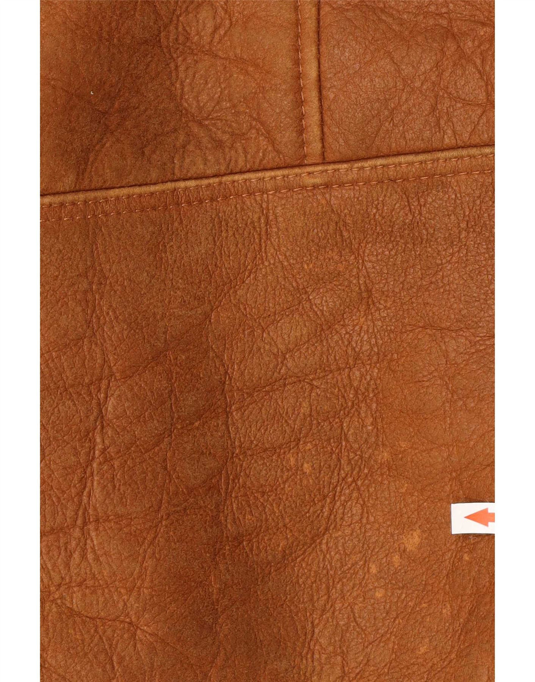 Jaqueta masculina vintage Shearling UK 42 XL marrom shearling