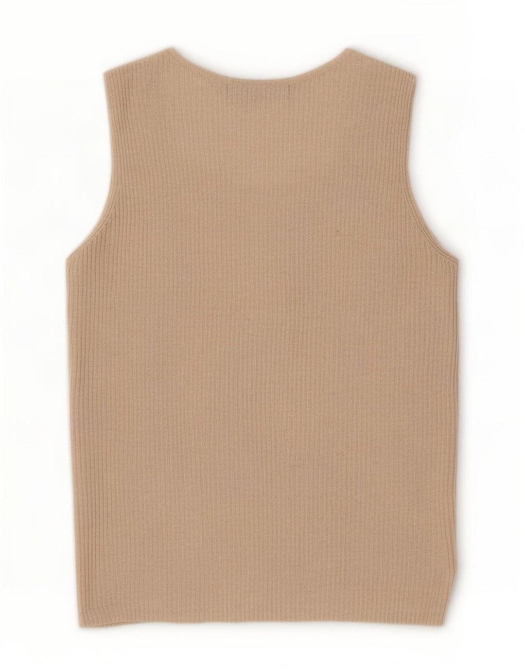 Colete feminino Marks & Spencer Top UK 14 grande viscose bege