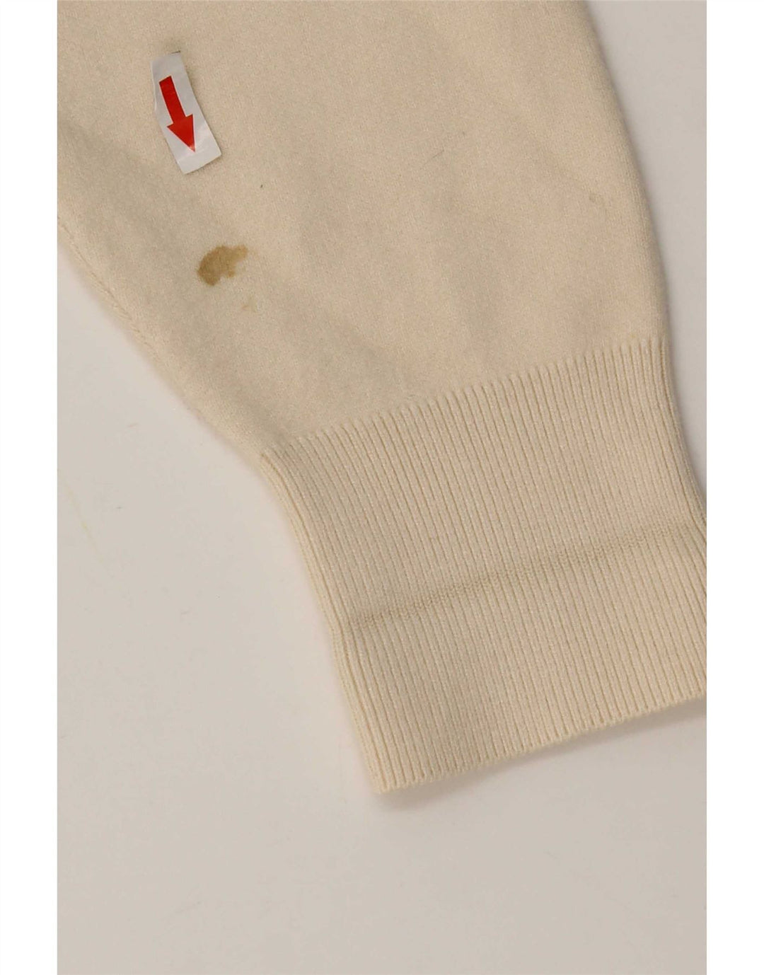 Suéter cardigã feminino grande Massimo Dutti Reino Unido 10 pequeno off white
