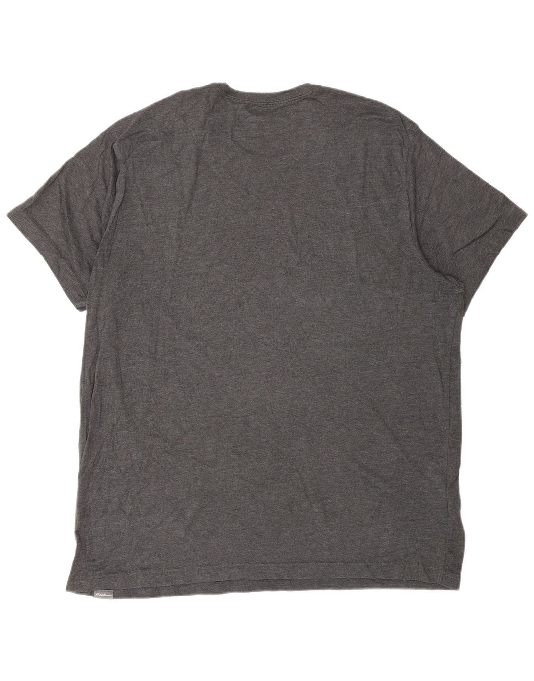 Camiseta gráfica masculina Eddie Bauer Top XL algodão cinza