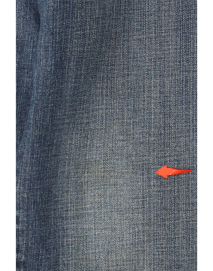 Jeans skinny feminino de cintura média LEVI'S US 8 médio W29 L32 algodão azul