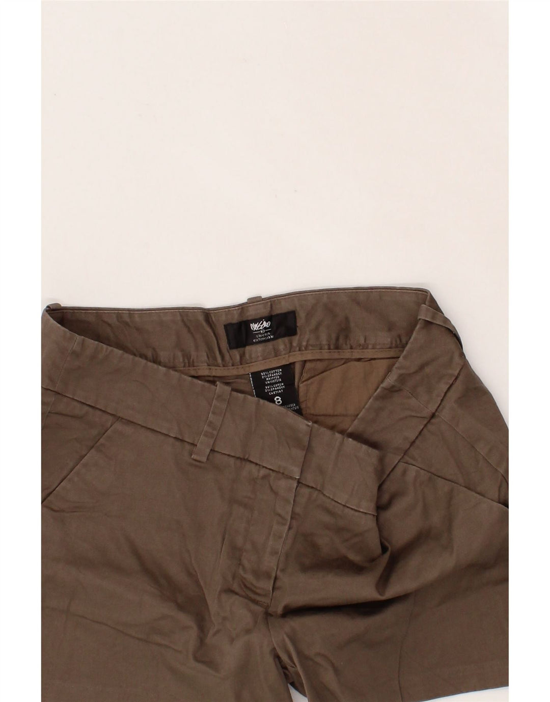 MOSSIMO Womens Chino Shorts US 8 Medium W30  Brown Cotton Vintage Mossimo and Second-Hand Mossimo from Messina Hembry 