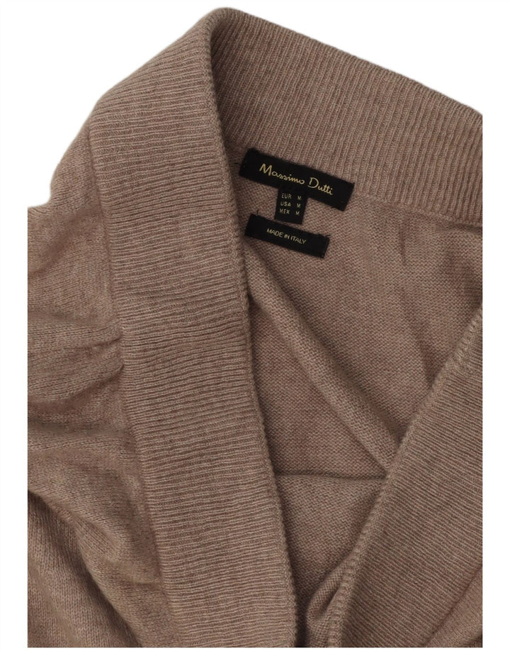 Saia feminina Massimo Dutti em linha A médio W32 bege