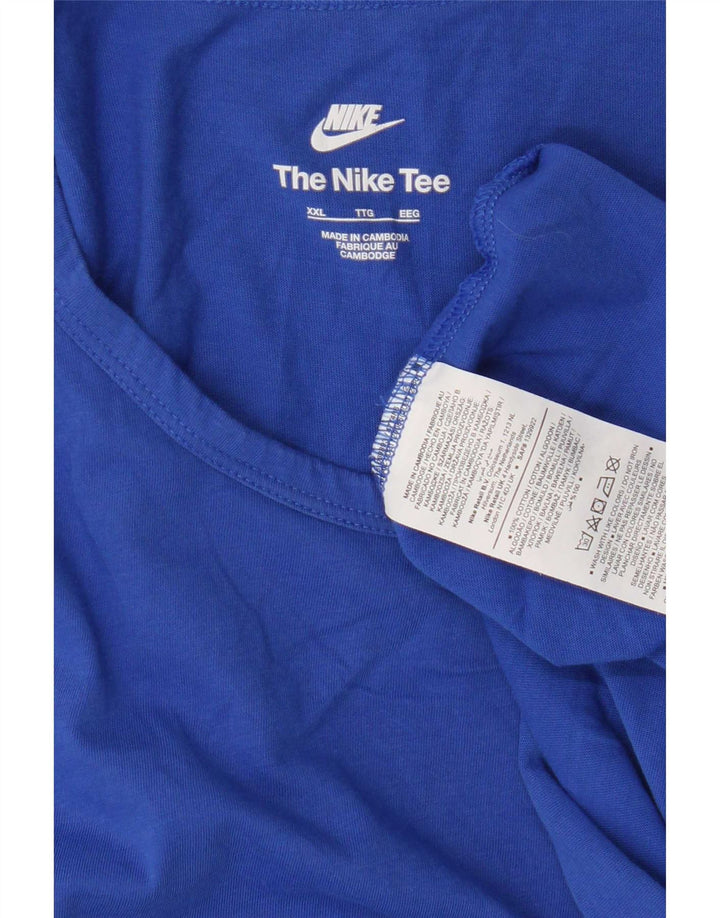 Colete Nike Masculino Top 2XL Algodão Azul