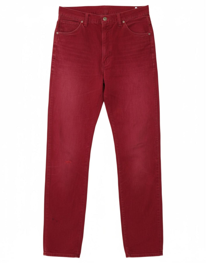 Jeans retos femininos WRANGLER W30 L31 Borgonha
