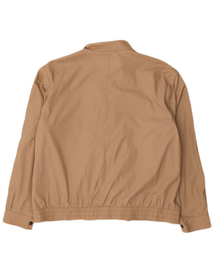 Jaqueta bomber masculina Kingsley UK 38 poliéster bege médio
