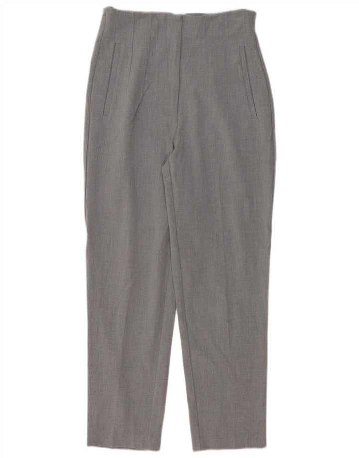 Calça Chino Cônica Feminina Zara Pequena W26 L26 Cinza Poliéster