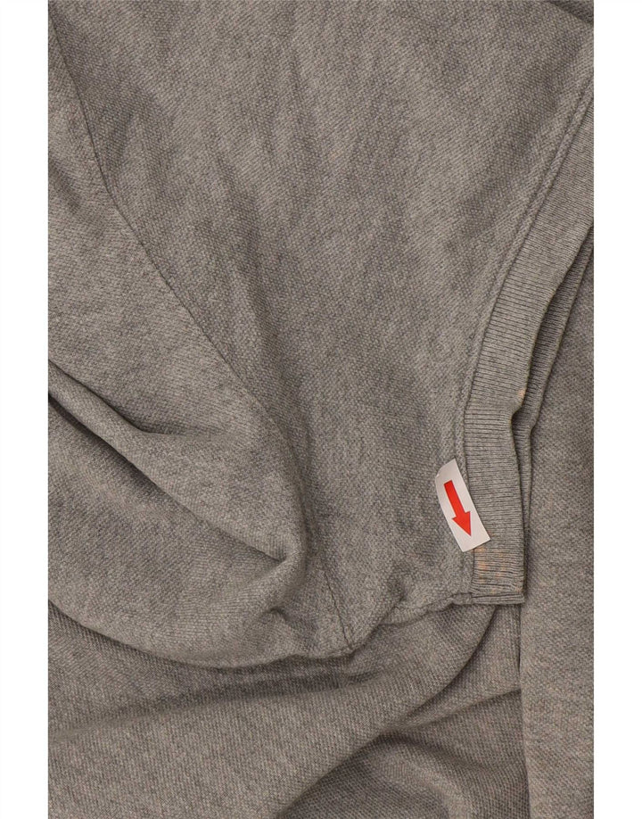 Camisa polo masculina Timberland XL cinza manchado de algodão