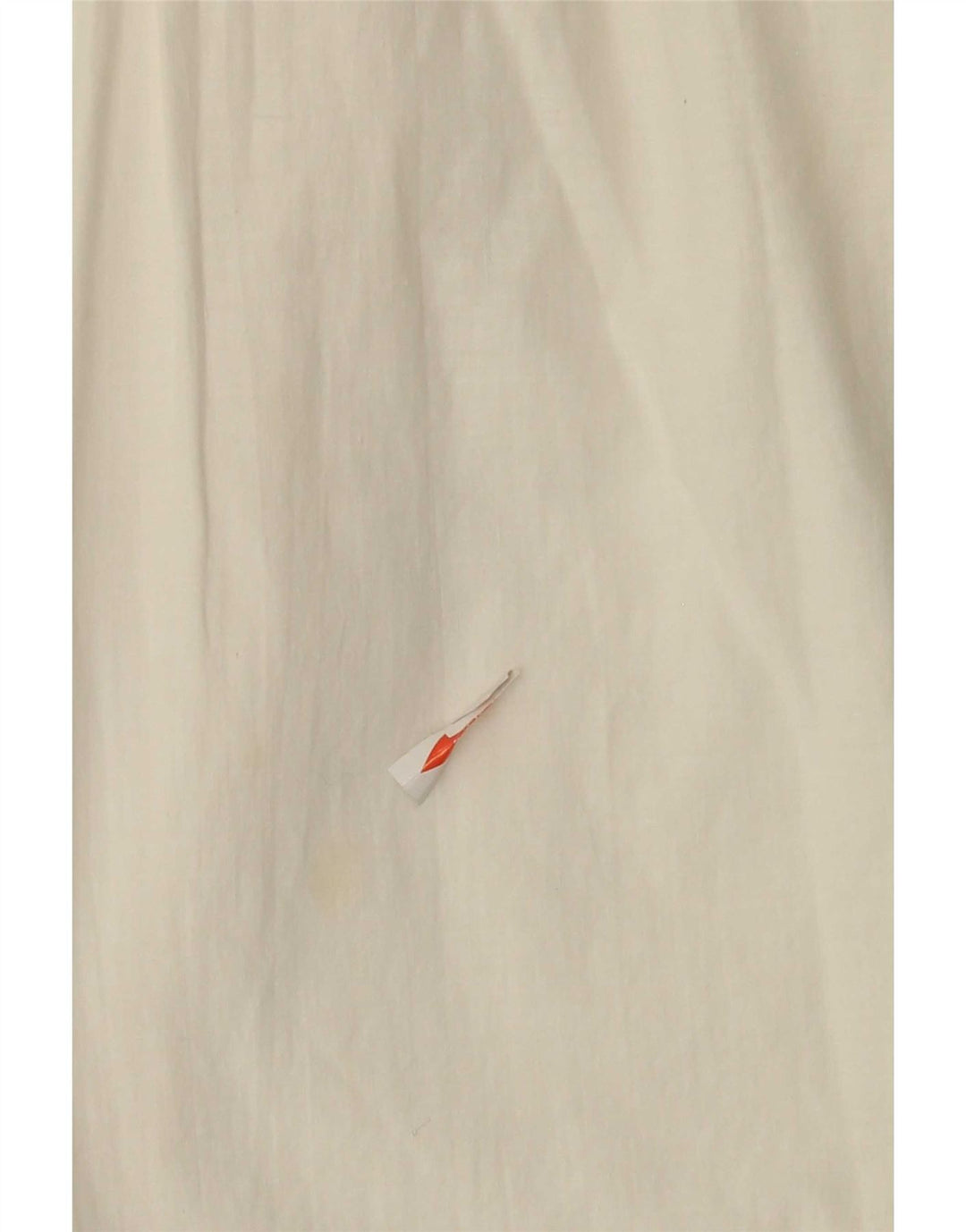 Blusa feminina vintage de manga comprida UK 14 médio branco floral