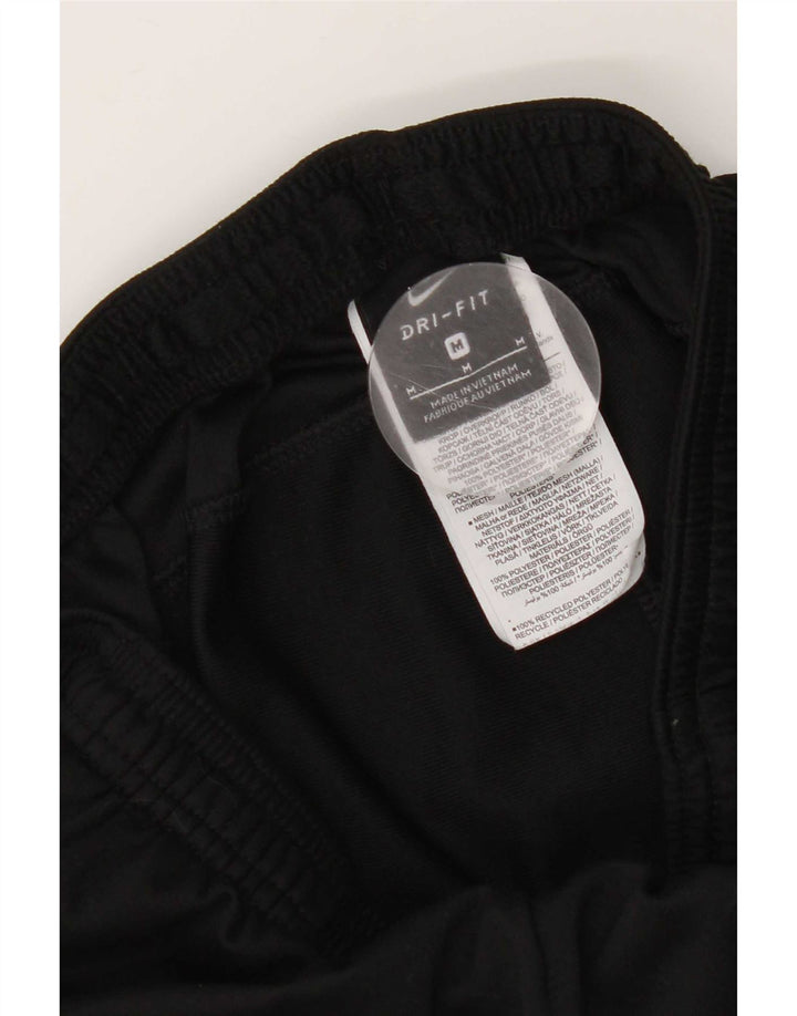 Calça de treino masculina Nike Dri Fit médio preto colorblock poliéster