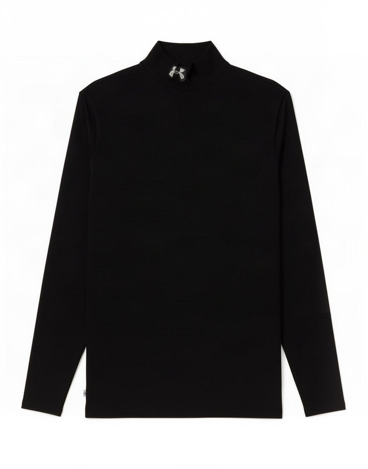 Under Armour Masculino Top Manga Longa Médio Preto Nylon