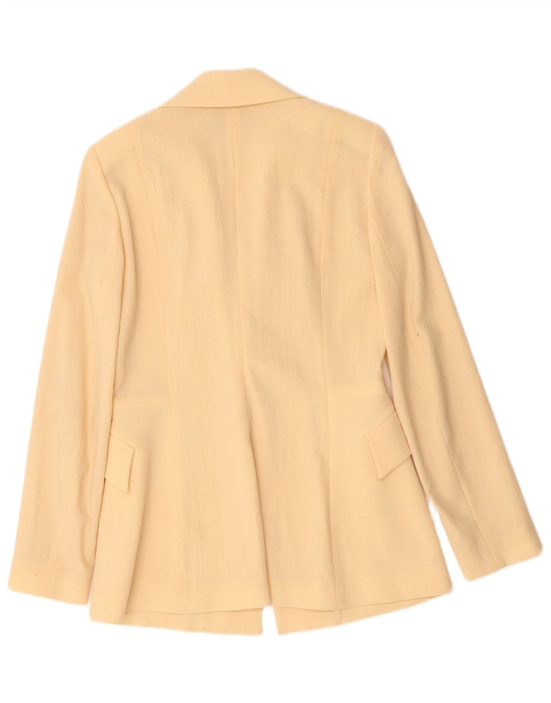 Jaqueta blazer feminina Kenzo com 2 botões EU 40 lã bege médio